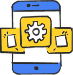 Mobile with utility apps in it