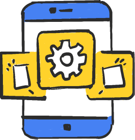 Mobile with utility apps in it