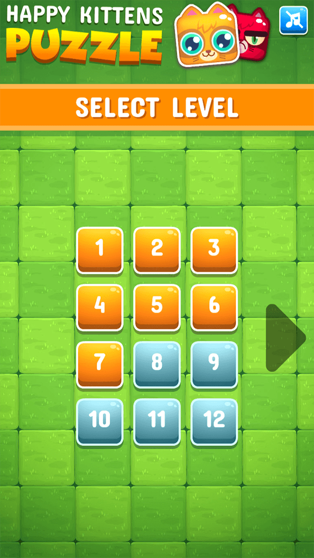 Happy Kittens Puzzle game screenshot