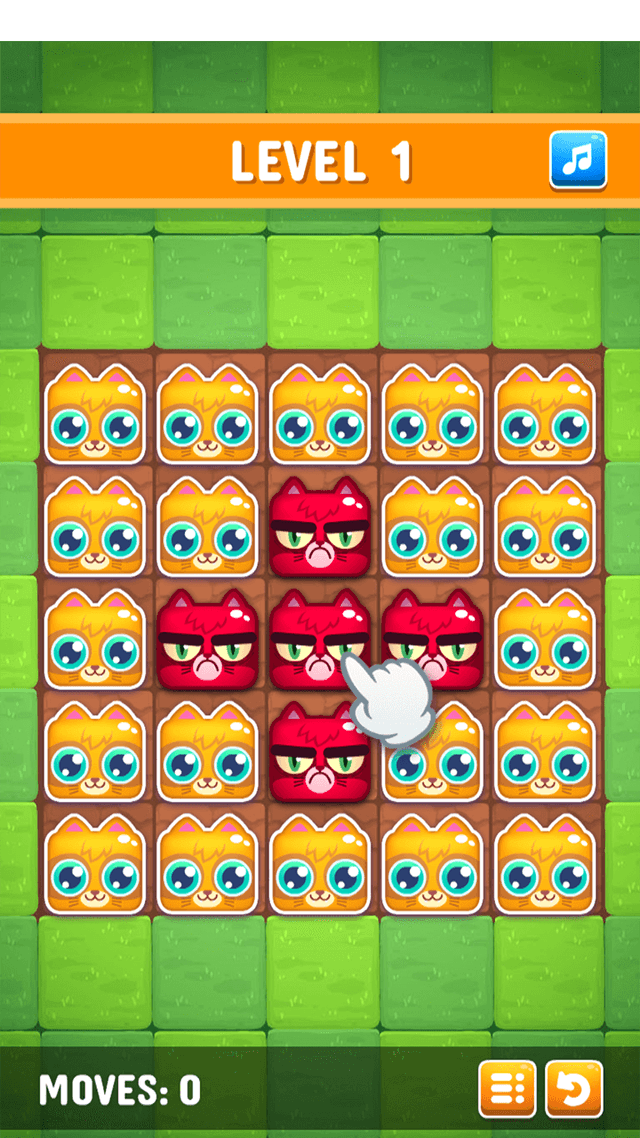 Happy Kittens Puzzle game screenshot