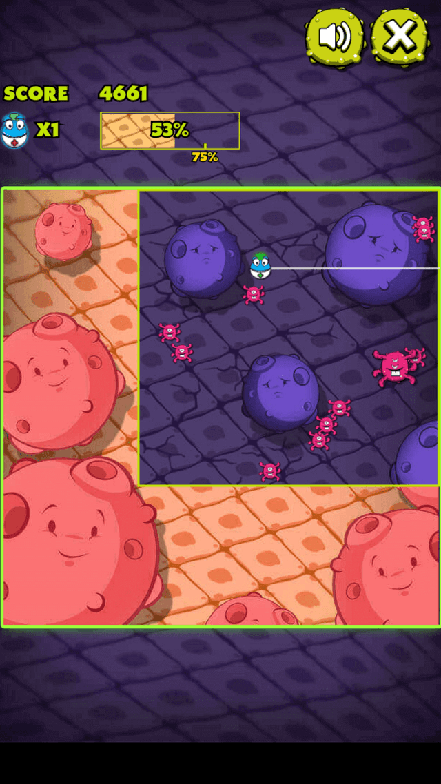 Trap & Kill Virus game screenshot