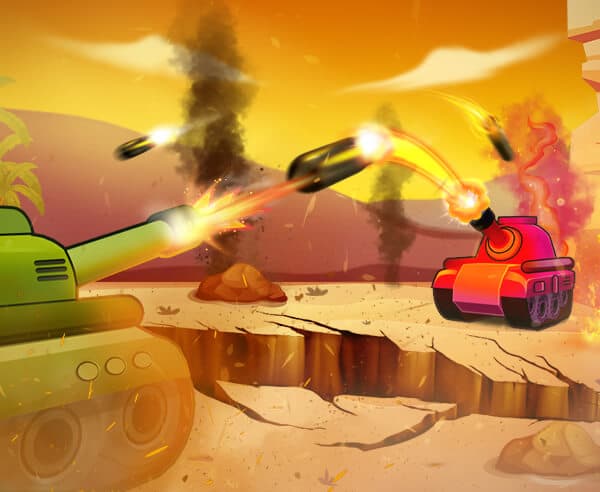 Hill Top Tanks game