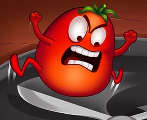 Vegetables vs. Chef game