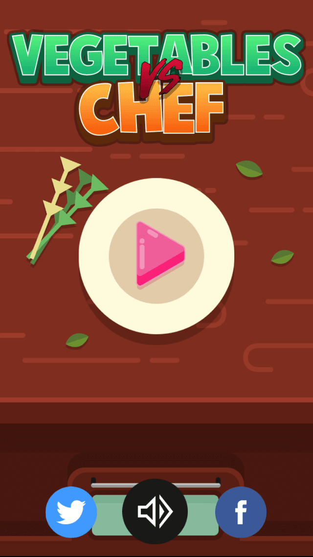 Vegetables vs. Chef game screenshot