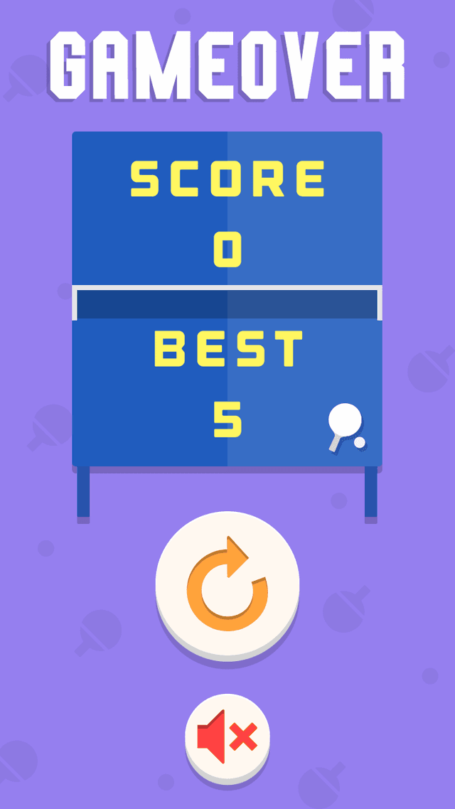 Table Tennis Shots game screenshot