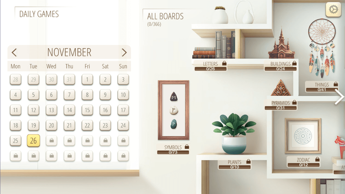 Mahjong At Home: Scandinavian Edition game screenshot