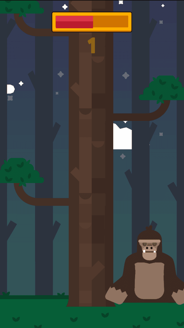 Grumpy Gorilla game screenshot