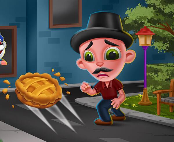 Pie Attack game