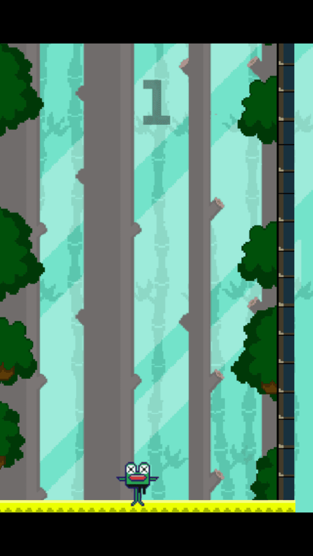 Fidgety Frog game screenshot