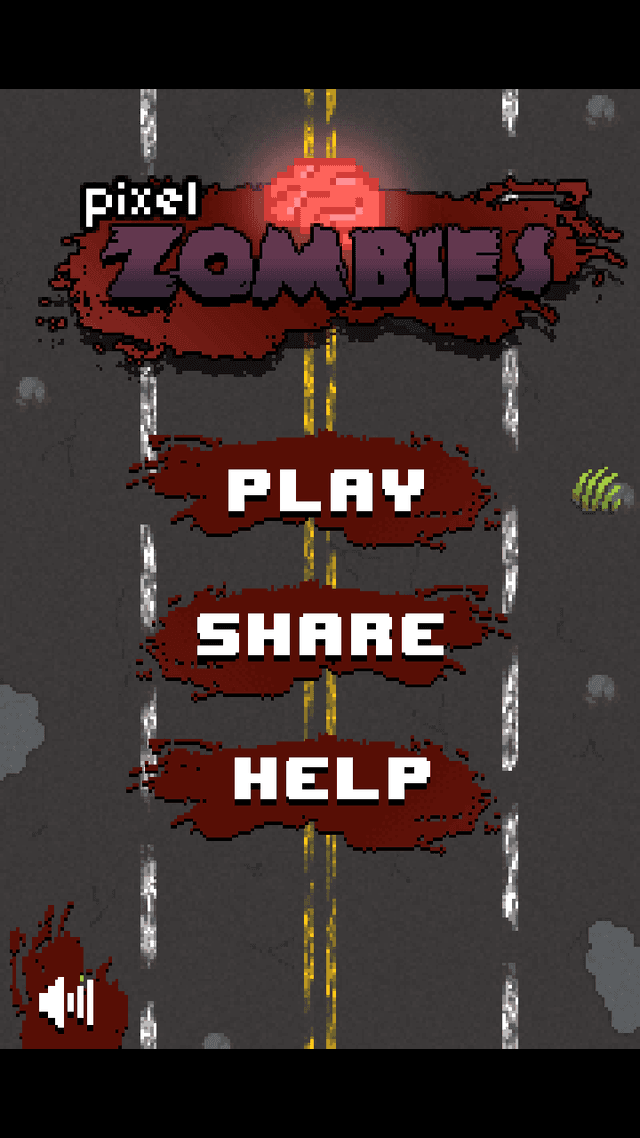 Pixel Zombies game screenshot