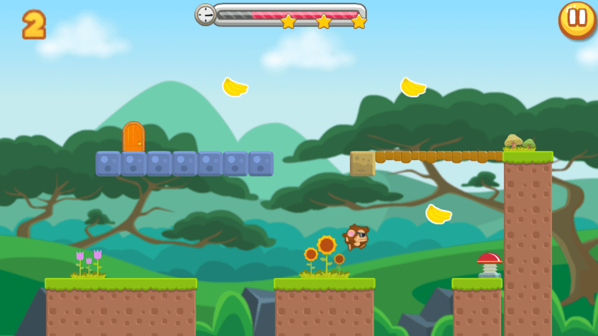 Jumpy Ape Joe game screenshot