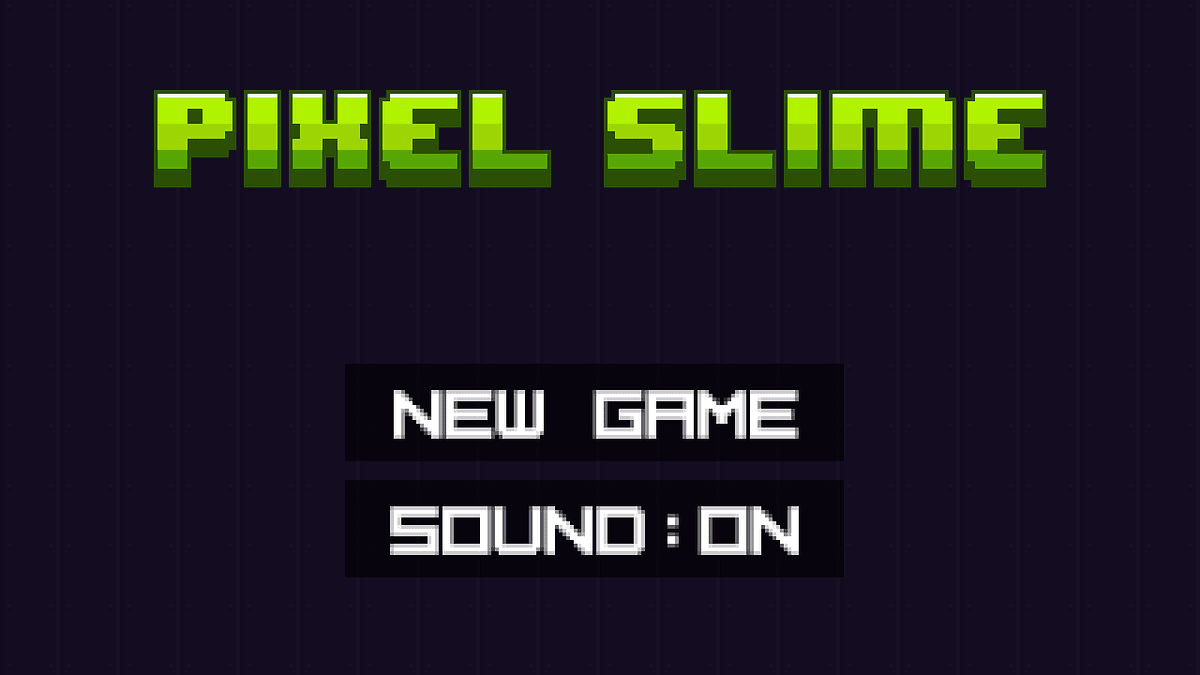 Pixel Slime game screenshot