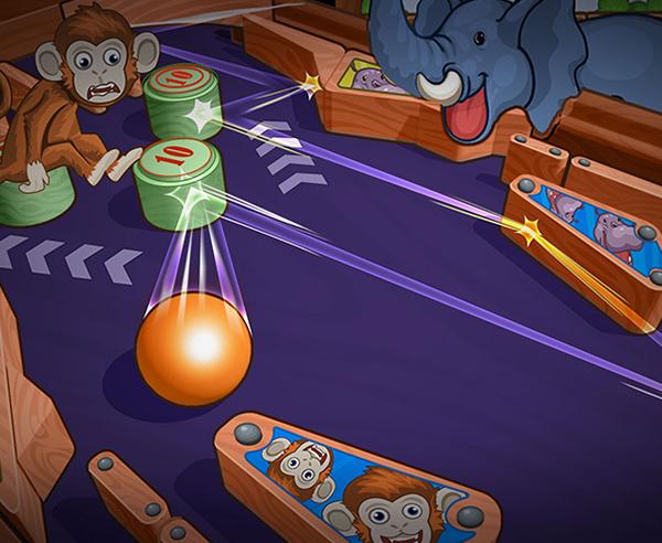 Zoo Pinball game