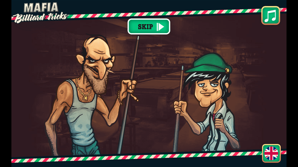 Mafia Billiard Tricks game screenshot