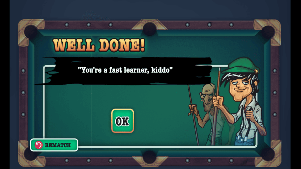 Mafia Billiard Tricks game screenshot