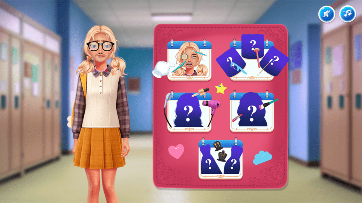 From Nerd to School Popular game screenshot