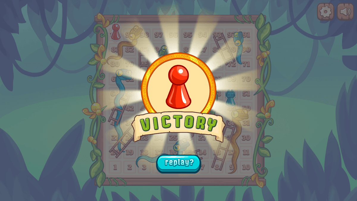 Snakes & Ladders game screenshot