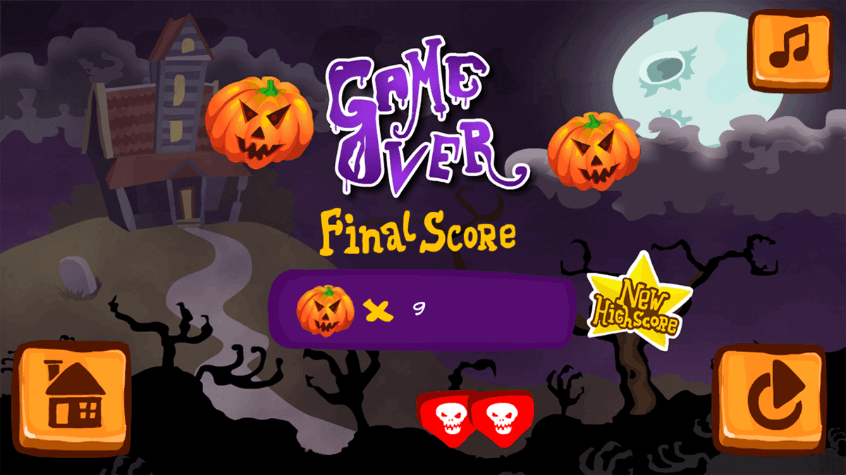Pumpkin Smasher game screenshot