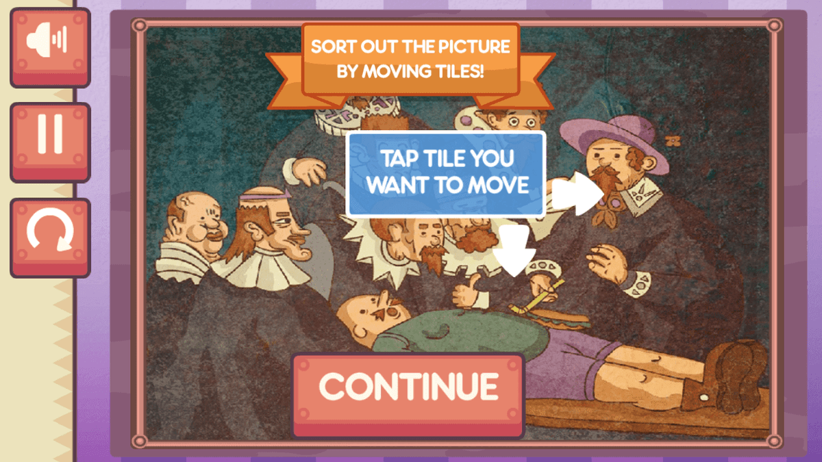 Swipe Art Puzzle game screenshot