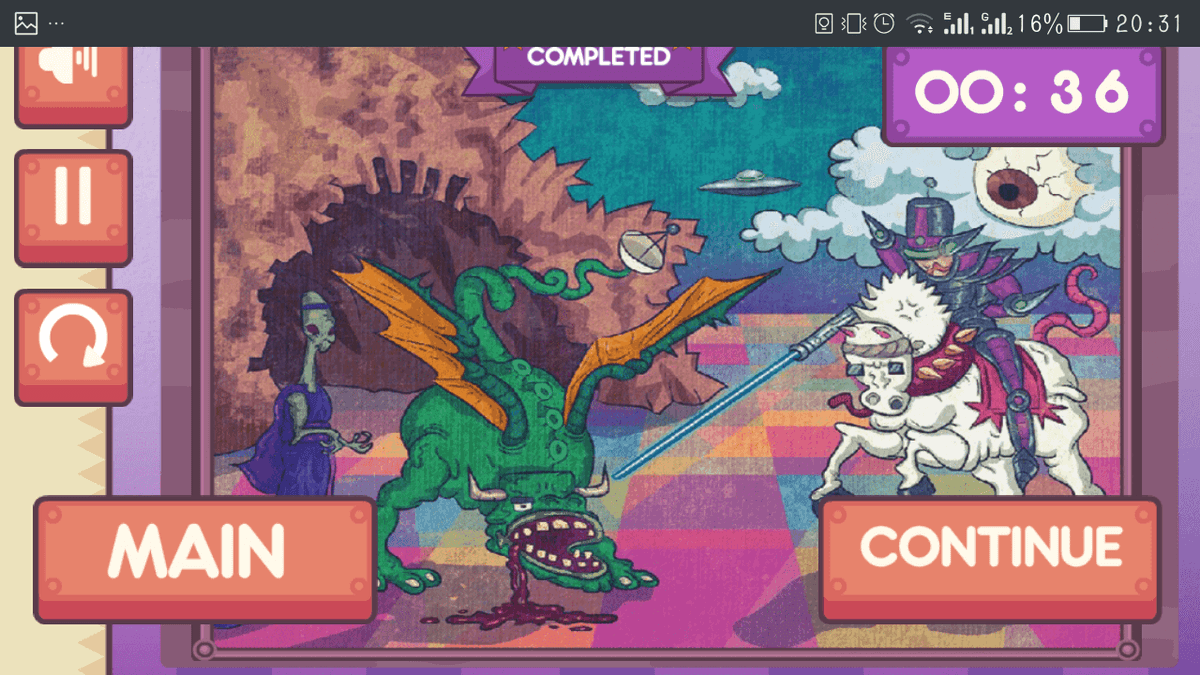Swipe Art Puzzle game screenshot