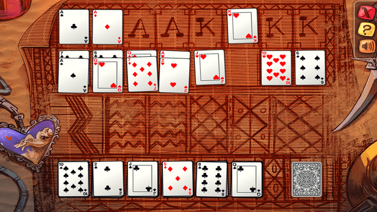 Algerian Solitaire game screenshot