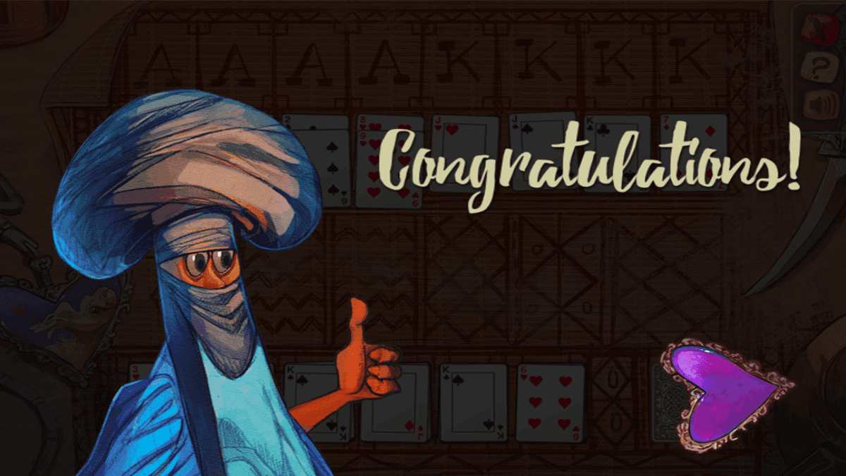 Algerian Solitaire game screenshot
