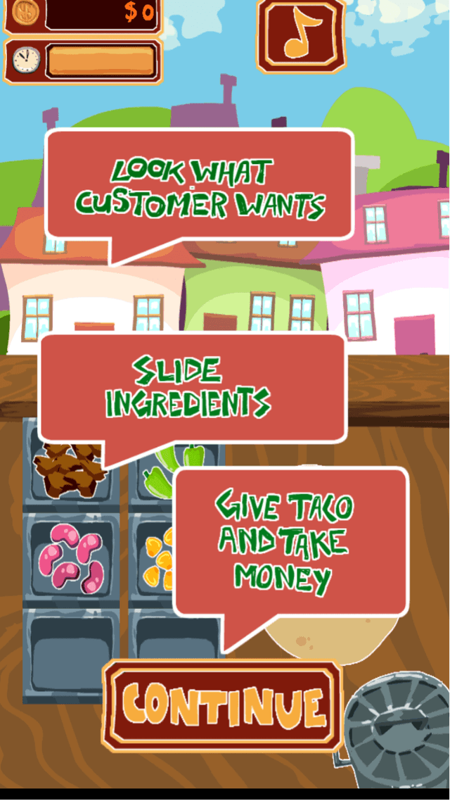 Yummy Taco game screenshot