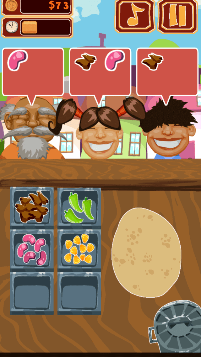 Yummy Taco game screenshot