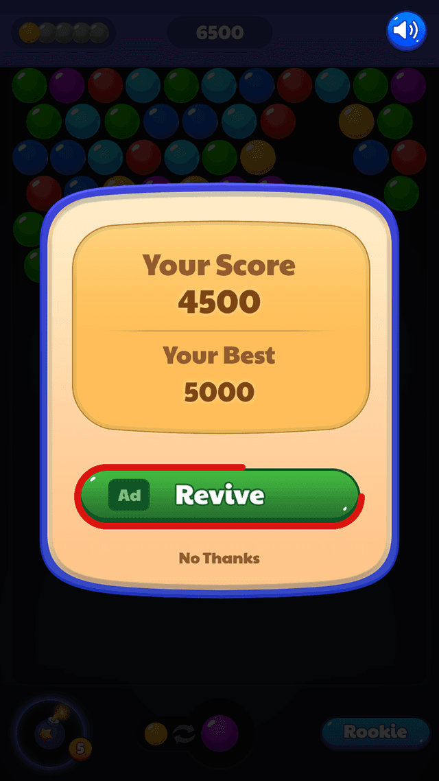 Bubble Shooter Classic game screenshot