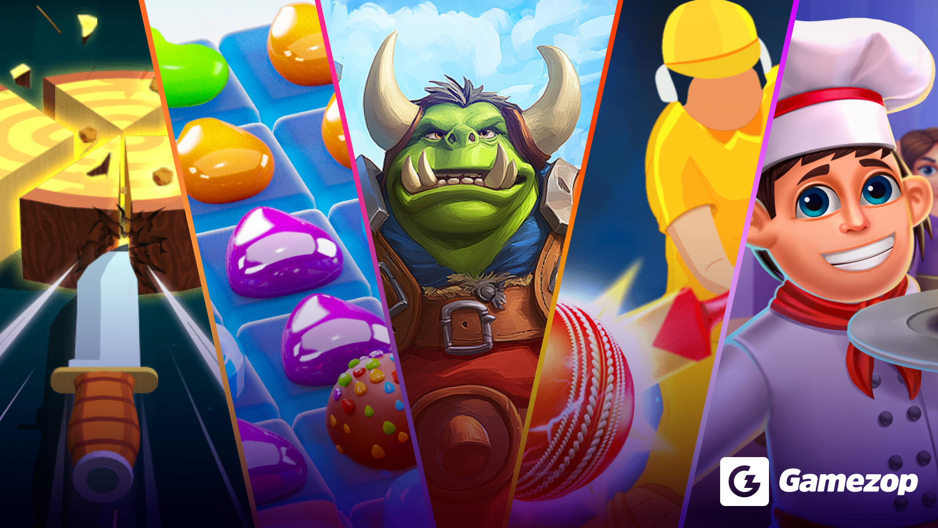 Gamezop's popular HTML5 games such as Blazing Blades, Candy Fiesta, Kingdom Fight, City Cricket and Chef Tycoon