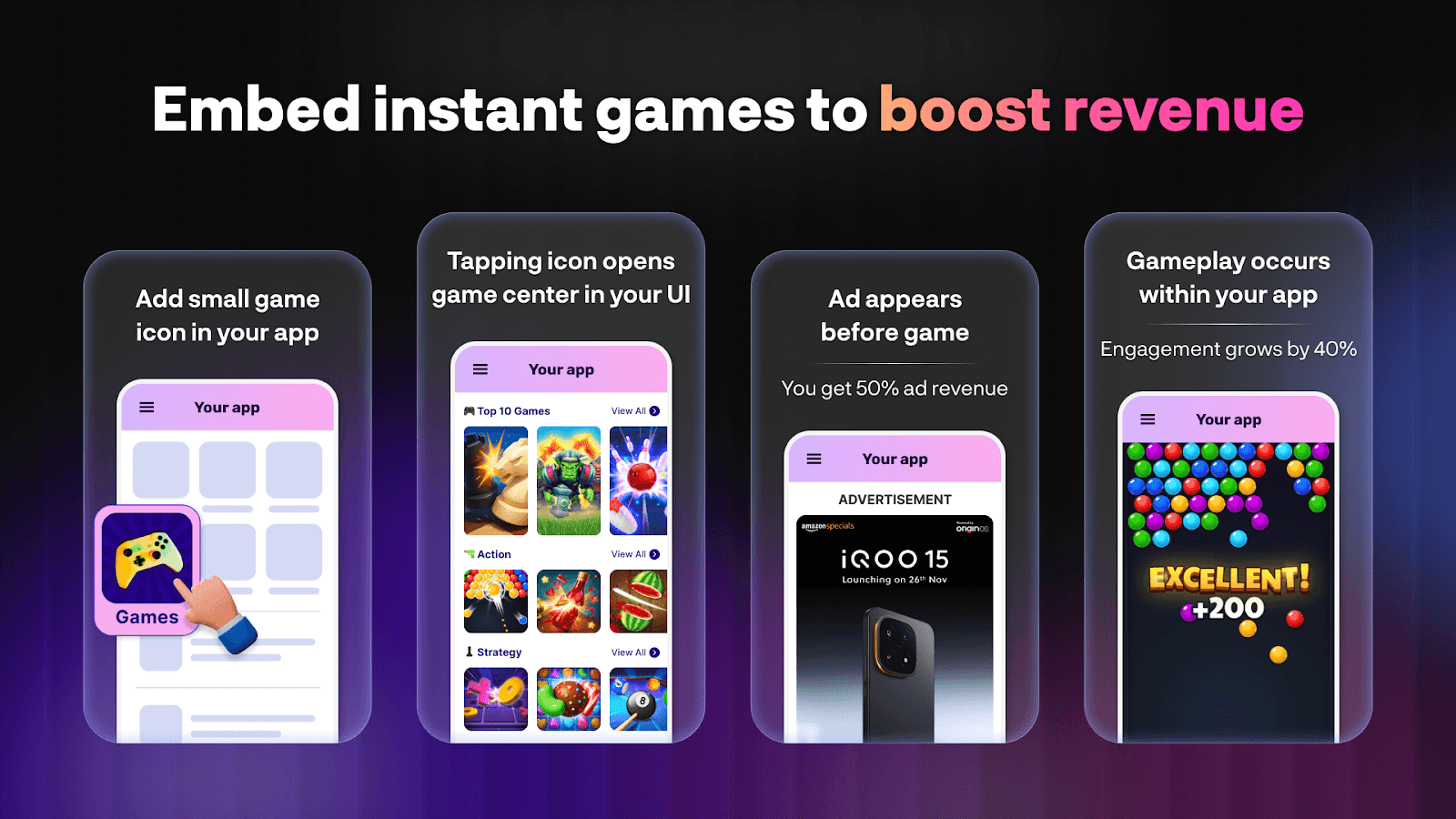 Integrating Html5 games 