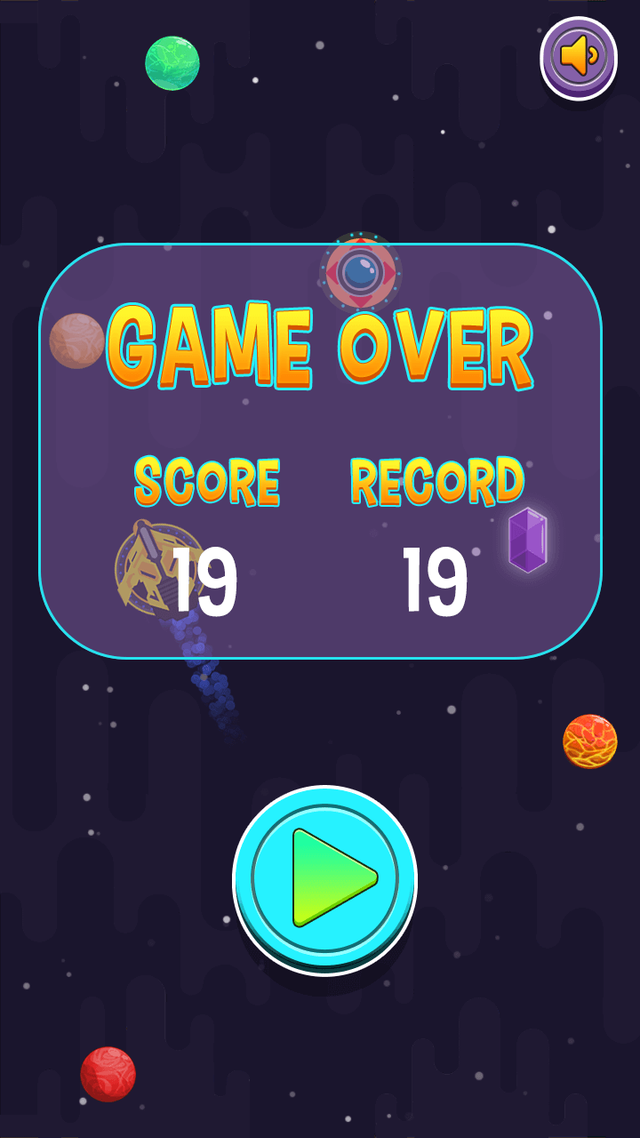 Saucer Dodge game screenshot