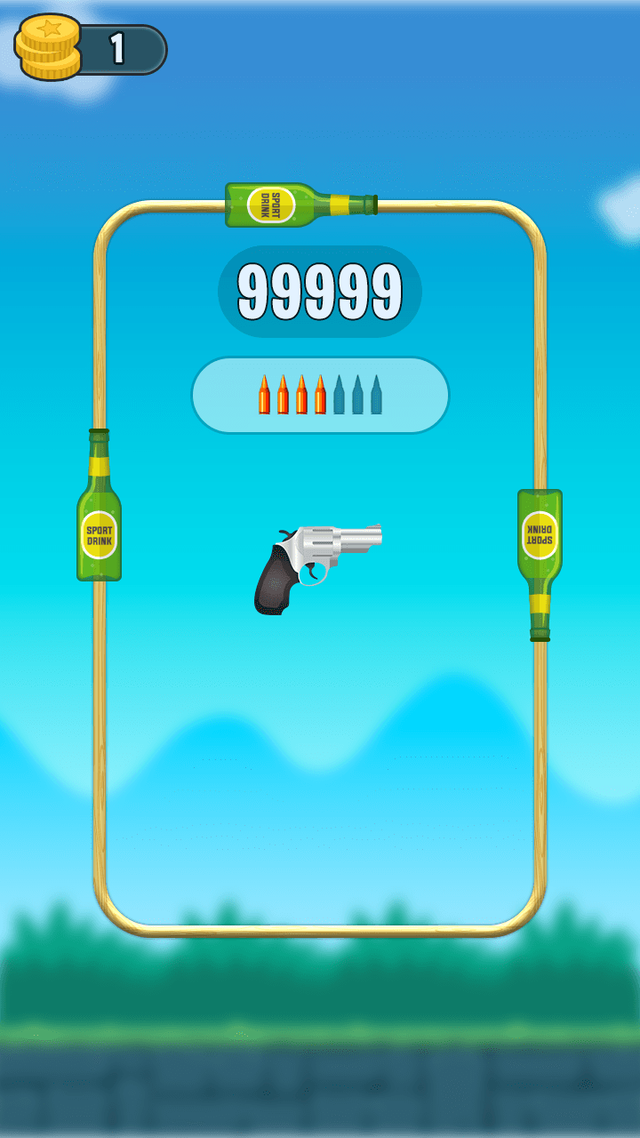Bottle Shoot game screenshot