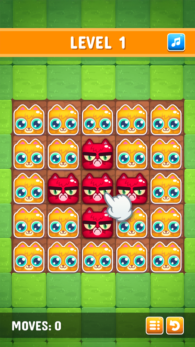 Happy Kittens Puzzle game screenshot