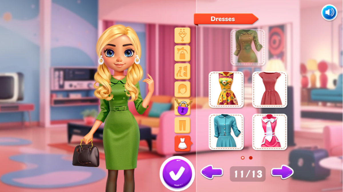 BFFs Retro Time Travel Fashion game screenshot