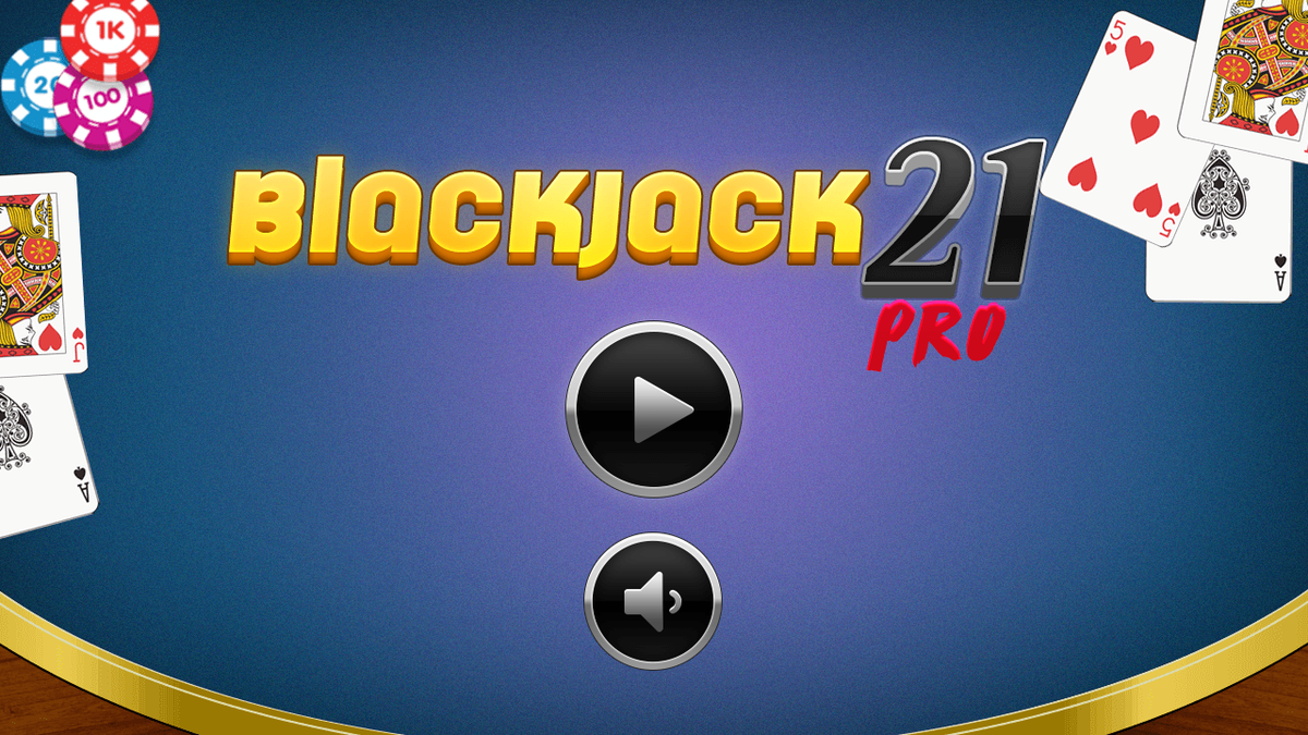 Blackjack 21 Pro game screenshot