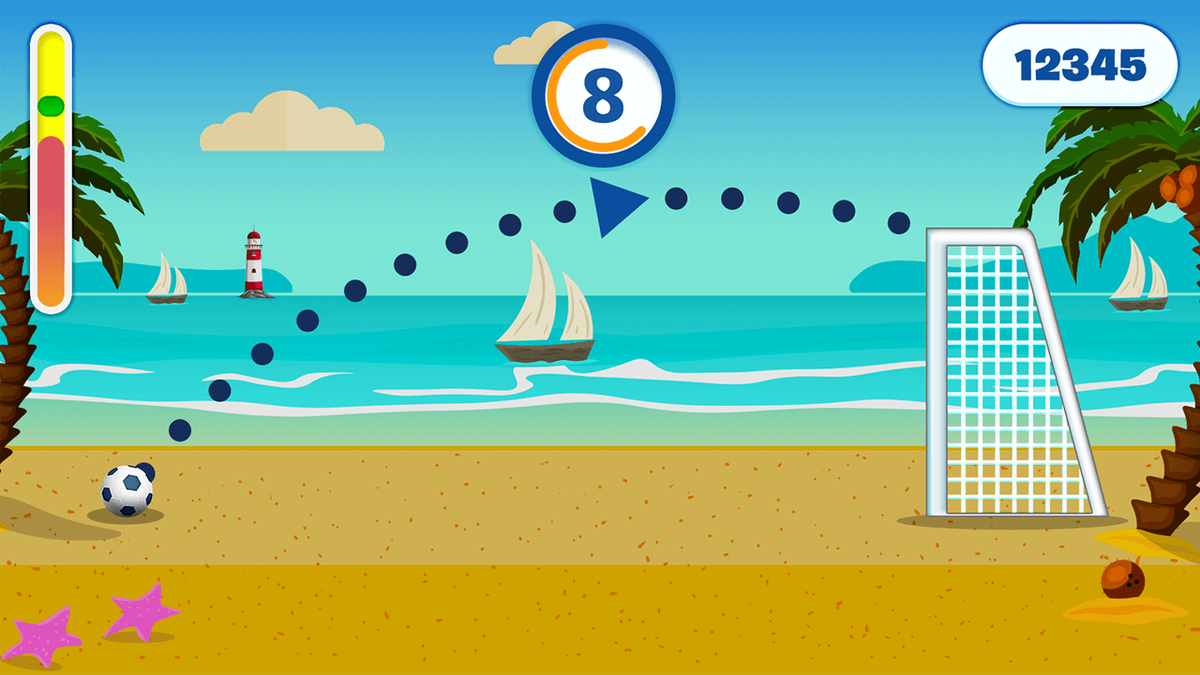 Crossbar Shots game screenshot