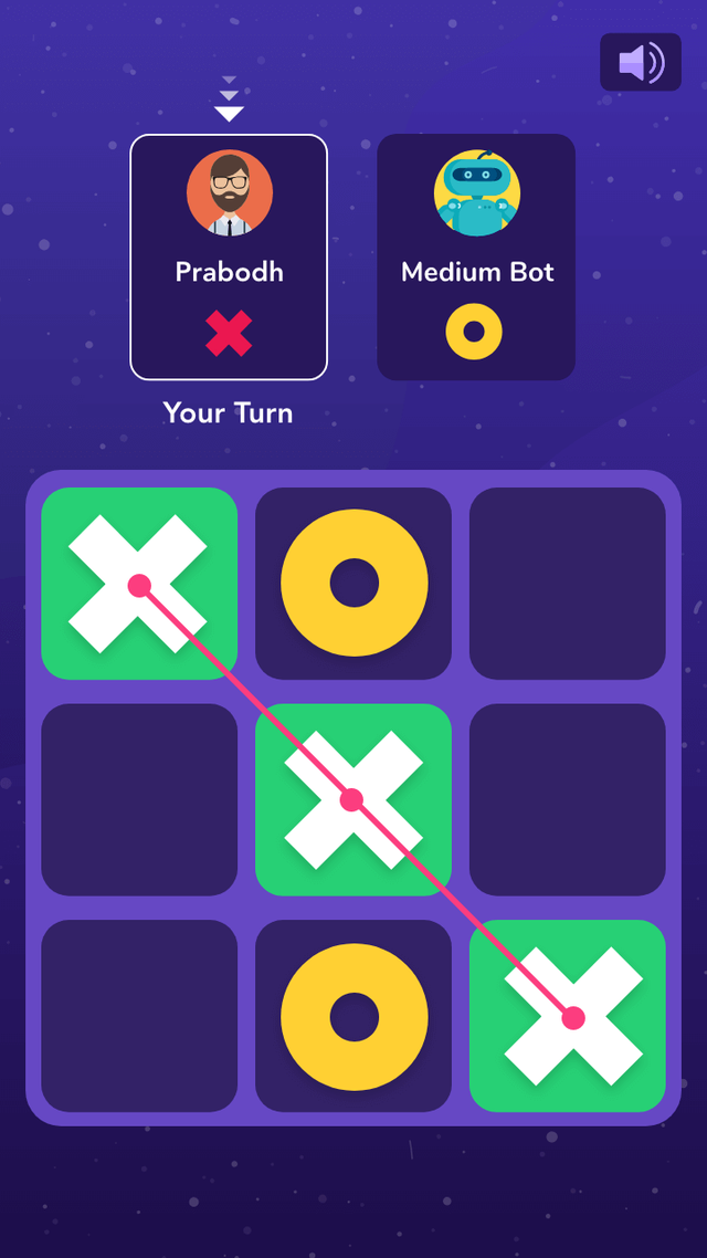 Tic Tac Toe game screenshot