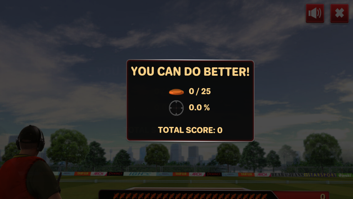 Clay Pigeon: Tap and Shoot game screenshot