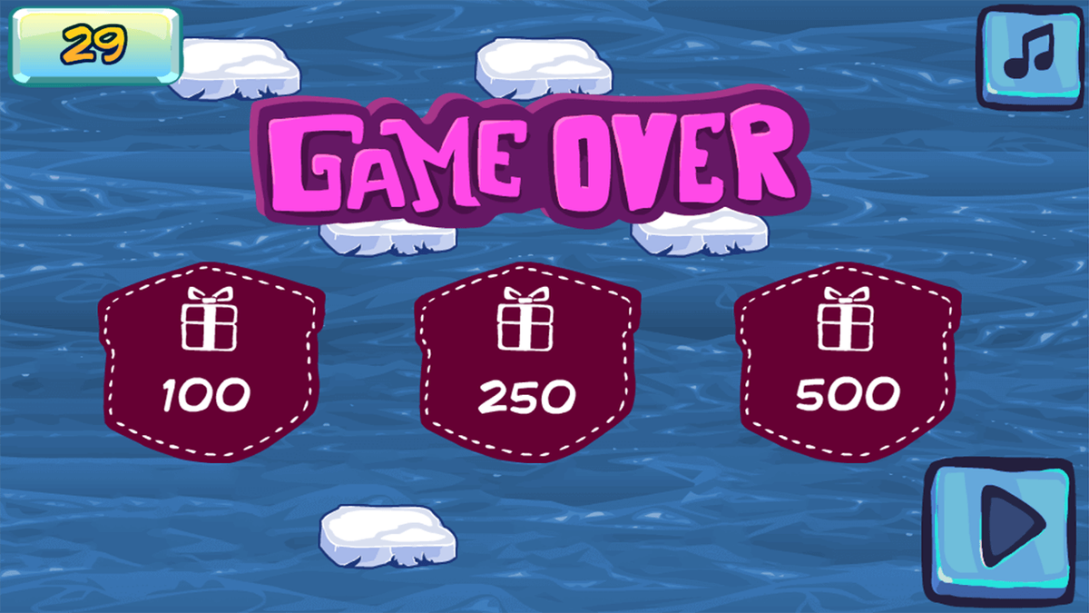 Penguin Skip game screenshot