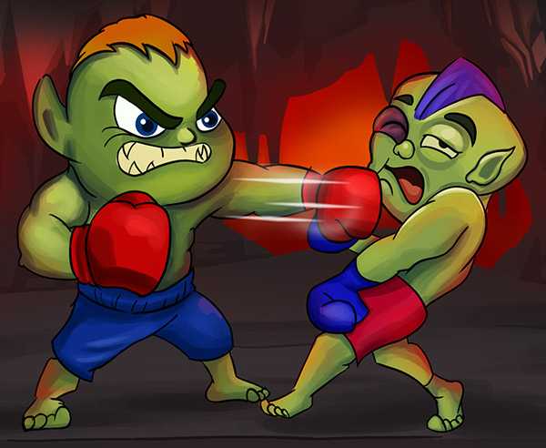 Troll Boxing game