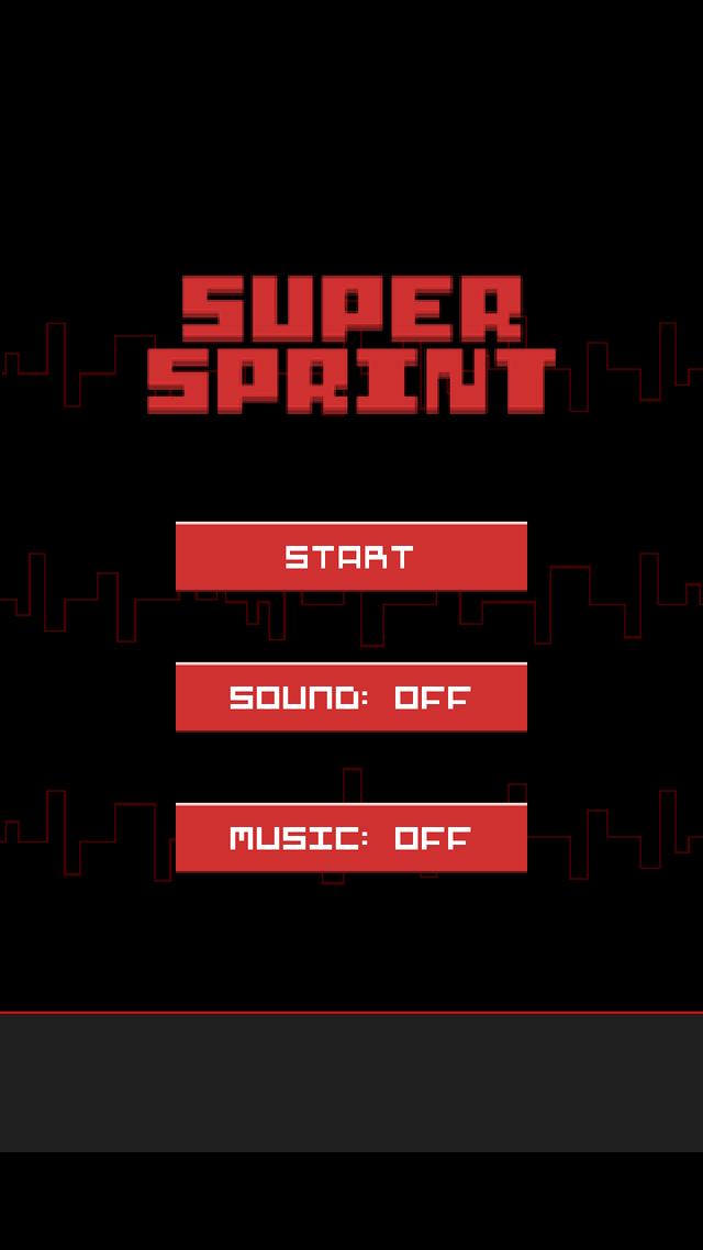 Super Sprint game screenshot
