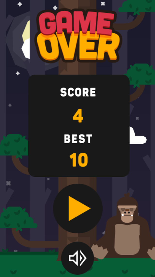 Grumpy Gorilla game screenshot