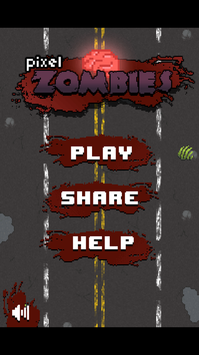 Pixel Zombies game screenshot