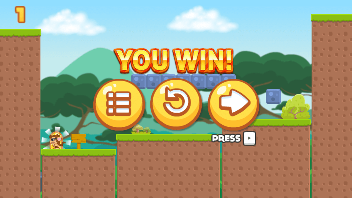 Jumpy Ape Joe game screenshot