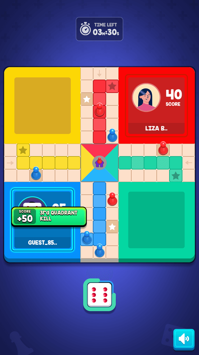 Ludo Dash game screenshot
