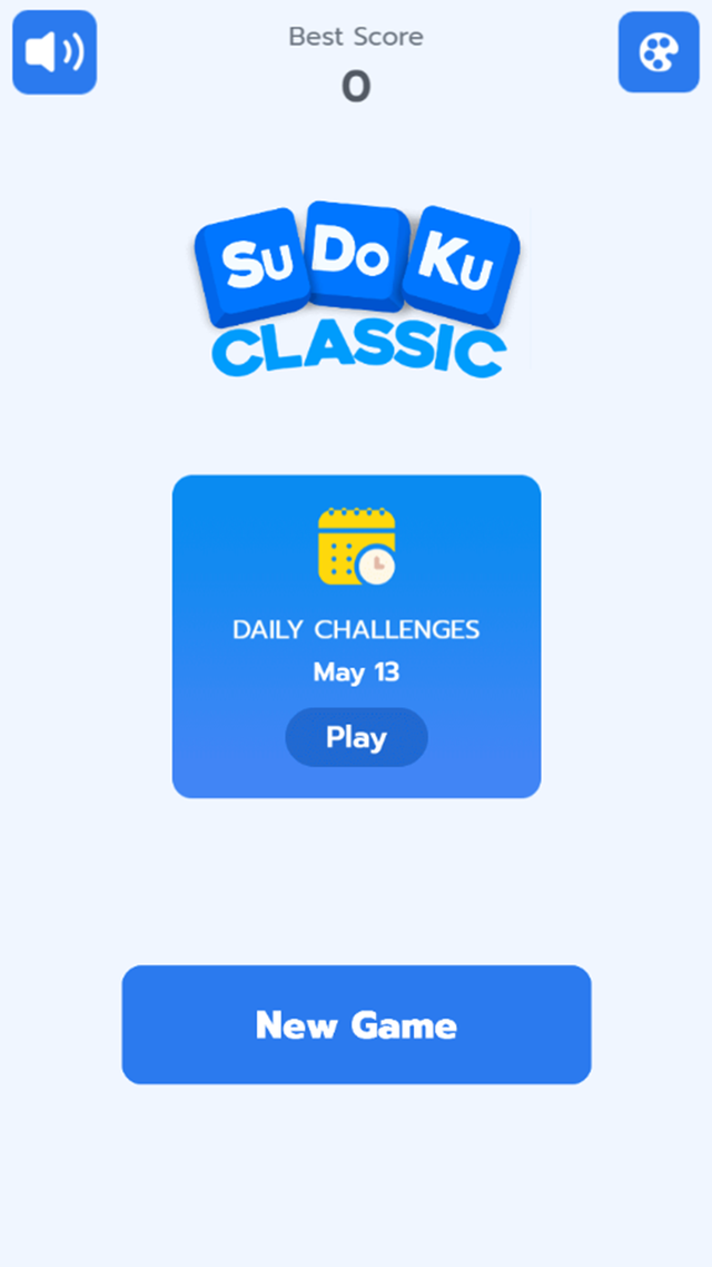 Sudoku Classic game screenshot