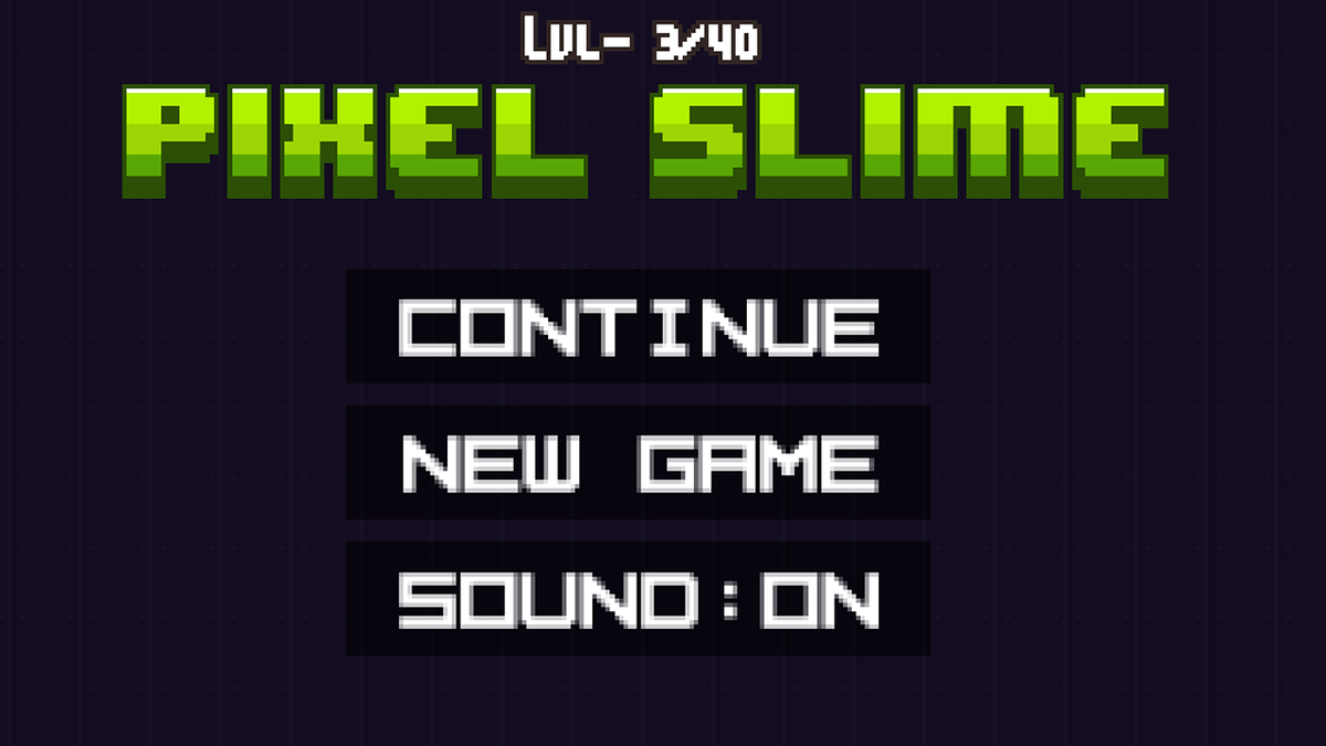 Pixel Slime game screenshot