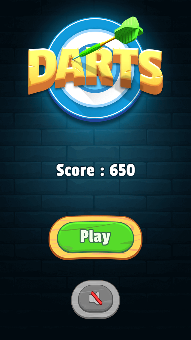Darts game screenshot