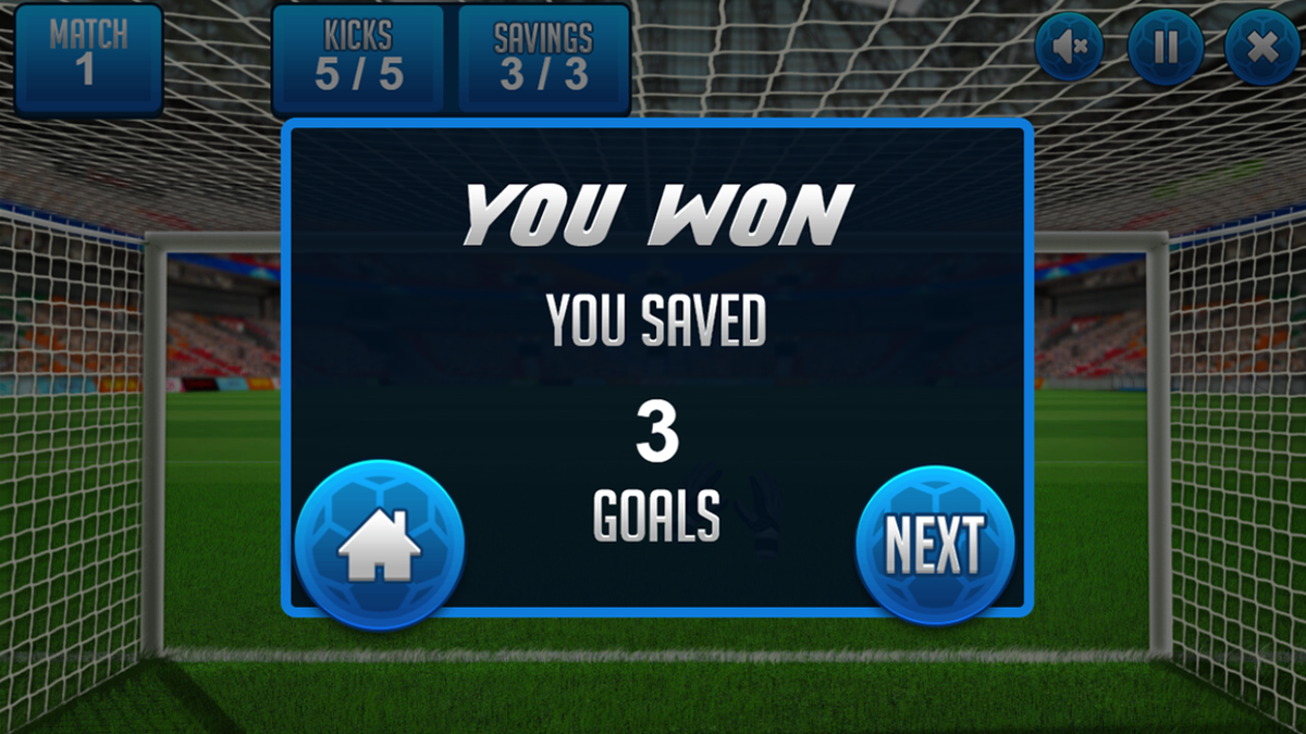 Super Goalie Auditions game screenshot